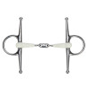 Mors à aiguilles double brisure EquiKind Softie Shires - Acier