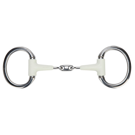 Mors à olives anneau plat double brisure EquiKind Softie Shires