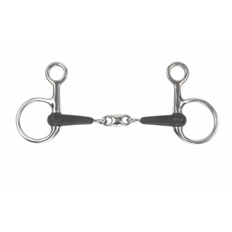 Baucherbit met dubbele breuk EquiKind+ Shires