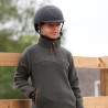 Shires Aubrion Core half-zip fleece voor jonge ruiter - Groen