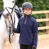 Polaire demi-zip Core jeune cavalier Shires Aubrion - Marine