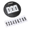 Porte-numéro rond Shires Velociti - Noir