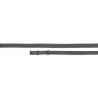 Shires Velociti Gara soepele rubberteugels 48" - Zwart