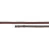 Shires Velociti Gara soepele rubberen teugels 61" - Bruin