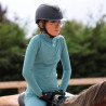 Sous-couche manches longues React jeune cavalier Shires Aubrion - Brume
