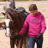 Sweat à capuche React jeune cavalier Shires Aubrion - Fuchsia