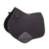 Shires Arma Deluxe katoenen springzadeldek - Zwart