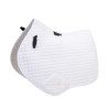 Shires Arma Deluxe katoenen springzadeldek - Wit
