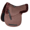 Half-gevoerde Shires Arma zadeldek - Bruin