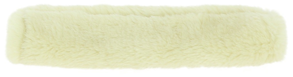 Fourreau de muserolle Equithème Teddy Ecru Beige Fourreau de muserolle Equithème Teddy Ecru Beige