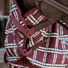 Nekbeschermer All Weather waterdicht comfort Kentucky - Bordeaux met ruitjes