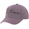 Casquette Je t'aime Equithème Aude - Mauve
