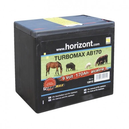 Horizont Turbomax AB170 batterij 9 V - 170 AH