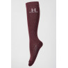 Glitter sokken Harcour Happy per 2 - Aubergine