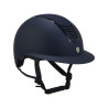 Ultralichte helm van stevig mat kunststof met brede vizier (3 vullingen) Eclipse Equestro - Marine / marine