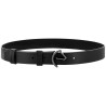Leren riem Equithème EK-Horse - Zwart