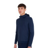 Technische herenhoodie met micro-mesh inzetstukken - Marineblazer