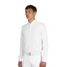 Herenpoloshirt wedstrijd met overhemdkraag - Wit