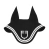 Bonnet Equestro Double Stripes en tissu technique - Noir / blanc