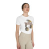Dames T-shirt Horse Palm van katoen - Wit