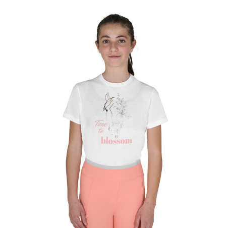 Meisjes-T-shirt Time to Blossom van katoen