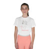 Meisjes-T-shirt Time to Blossom van katoen - Wit