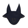 Bonnet en tissu Equestro technique effet denim avec logo - Blue denim