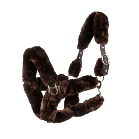 Licol en polypropylène Equestro doublé en mouton synthétique