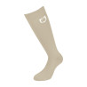 Chaussette technique Equestro unisexe Basic light - Oxford tan / blanc