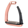 Étriers Acavallo Rel-X bras Easy profilé - Rose fantôme
