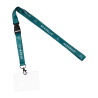 Porte-badge avec cordon logo Acavallo - Vert