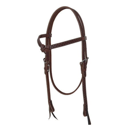 Bridon western Pool's avec finition serpent