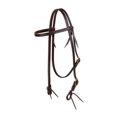 Bridon western Platinium Pro à frontal simple réglable