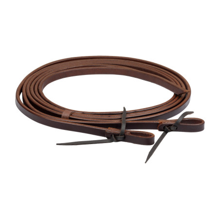 Rênes Waterloop huilées 5/8" Platinium Pro