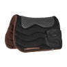 Trekking-zadelonderlegger met zakken TT/fleece HD + Piuma-pad - Bruin