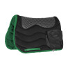 Trekking-zadelonderlegger met zakken TT/fleece HD + Piuma-pad - Groen