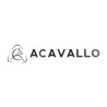 Logo adhésif mural Acavallo découpé - Noir