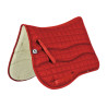 Tapis de selle Burioni rectangulaire LAINE/COTON - Rouge