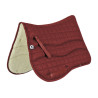 Tapis de selle Burioni rectangulaire LAINE/COTON - Bordeaux