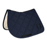 Equestro springzadeldoek met monogramprint - Marine blazer / zwart
