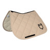 Tapis de saut Equestro imprimé monogramme - Oxford tan / noir