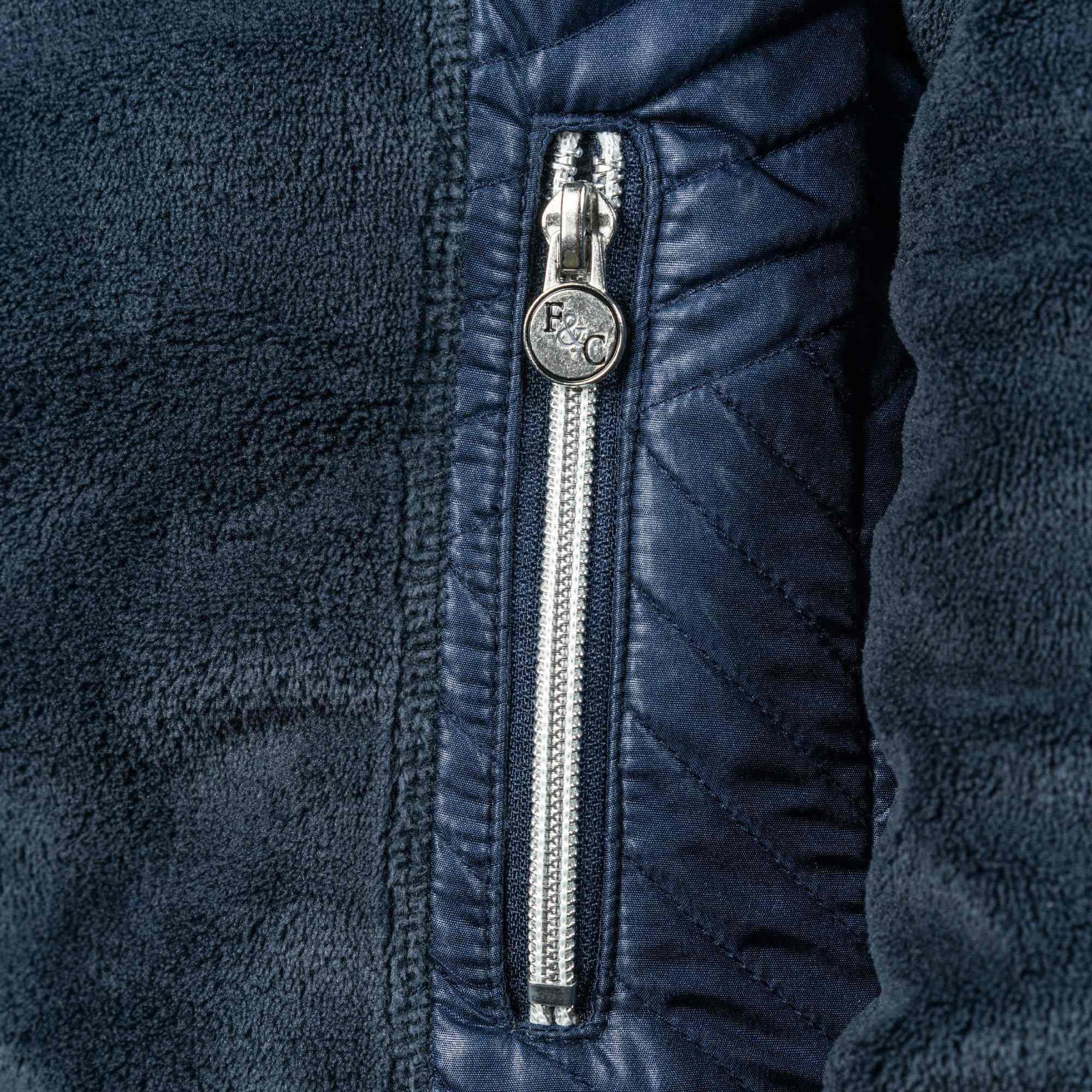 Kinderfleecevest Kahari Flags & Cup Marineblauw Kinderfleecevest Kahari Flags & Cup Marineblauw