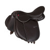 Selle complète Pro-Light Milano en cuir PU - Marron foncé