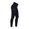 Leggings femme Equestro Ridertechnology taille haute full grip - Noir