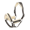 Licol Equestro en polypropylène avec rembourrage en mouton synthétique - Gris