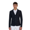 Veste de concours homme Equestro Ridertechnology coutures thermocollées - Noir
