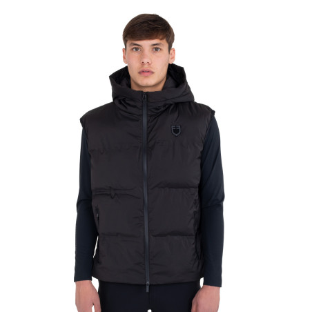 Veste sans manches Equestro technique homme avec capuche Ridertechnology