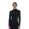 Baselayer dames Equestro Ridertechnology lange mouw - Zwart