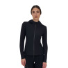 Sweat technique femme Equestro Ridertechnology capuche - Noir