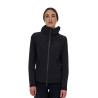 Veste softshell femme Equestro Ridertechnology imperméable zippée - Noir